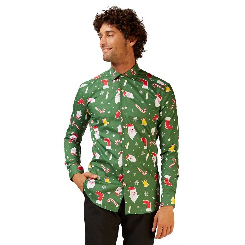 Opposuits Festive Christmas Shirts For Men : Target