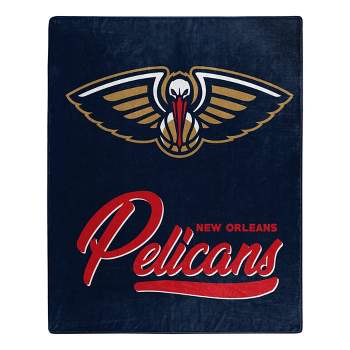 NBA New Orleans Pelicans 50 x 60 Raschel Throw Blanket