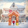 VINGLI 8ft Tall Christmas Gingerbread Archway Inflatable,  with Secure Stakes Storage Bag, Electric Blower Fan - 4 of 4