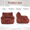 GDFStudio May Modern Corduroy 37" W Bean Bag Chair - 4 of 4