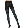 Memoi Colored Stripes Cotton Blend Sweater Tights - 3 of 4