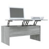 vidaXL Coffee Table Gray Sonoma Engineered wood 40.2x19.9x18.3 in - 4 of 4