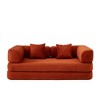 SKRAN Convertible Floor Sofa Bed, Modular Folding Sofa, 2-Seater Fold Out Couch Bed, With Convertible Blanket Pillow For Small Spaces - 4 of 4
