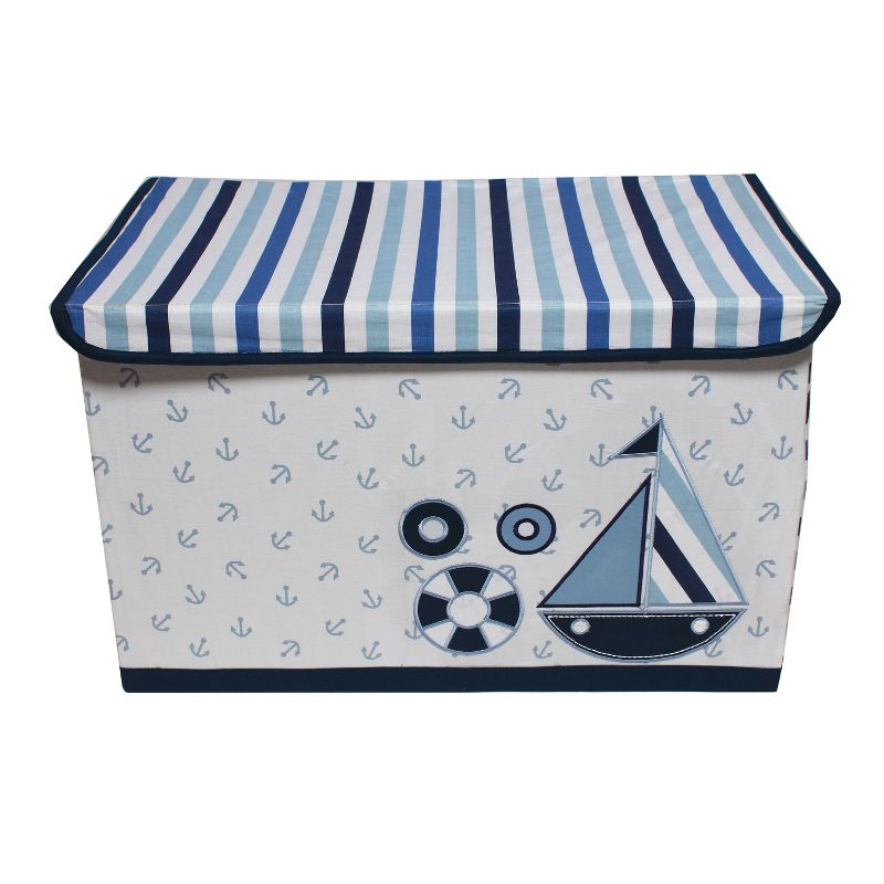 Bacati - Little Sailor Storage Toy Chest, 2 of 6