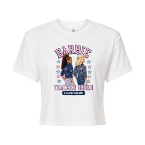 Women's - Barbie - Teacher Squad Cropped Graphic T-Shirt - 1 of 4