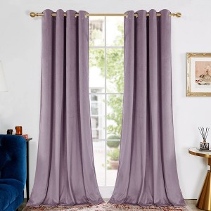 Deconovo Recycled Curtains Blackout Drapes 2 Panels - 1 of 4