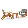 vidaXL Patio Dining Set Solid Acacia Wood - 2 of 4