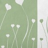 16"x16" Valentine's Day Growing Love Square Throw Pillow Fresh Green - e by design - 2 of 4