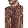 HAPPY BAY Men's Hawaiian Shirts Short Sleeve Button Down Shirt Mens Holiday Shirts Linen Effect Beach Casual Holiday Shirts for Men - 3 of 4