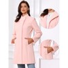 Allegra K Women's Stand Collar Long Sleeve Winter Outerwear Coat - 2 of 4