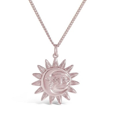 SHINE by Sterling Forever Moon & Sun Face Pendant Necklace