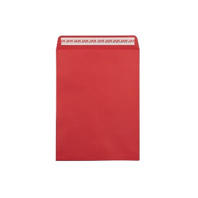 JAM Paper Self Seal Catalog Envelope 9" x 12" Red 100/Pack (188447598D)