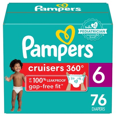 Pampers Cruisers 360 Diapers Size 6 76 Count