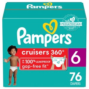 Pampers Cruisers 360 Diapers Size 6 76 Count - 1 of 1