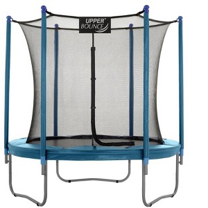 Machrus Upper Bounce Round Trampoline Set with Safety Enclosure System - Backyard Trampoline - Outdoor Trampoline for Kids - Adults - 1 of 1