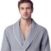 Lotus Linen Premium Waffle Piping Robe for Men - 2 of 4