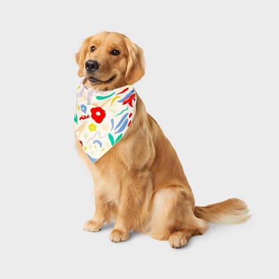 Modern Floral Cat and Dog Bandana - Boots &#38; Barkley&#8482; - One Size Fits Most_1