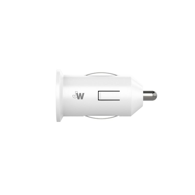 Just Wireless 1.0A/5W 1-Port USB-A Car Charger - White, 3 of 8