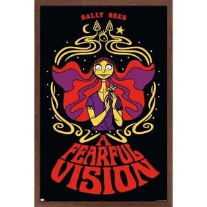 Trends International Disney Tim Burton's The Nightmare Before Christmas - Fearful Vision Framed Wall Poster Prints - 1 of 4