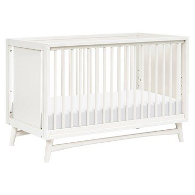 White mid sale century crib