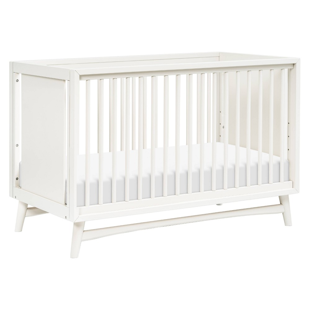 Photos - Kids Furniture Babyletto Peggy Mid-Century 3-in-1 Convertible Crib - Warm White