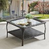 Belord 7PCS Patio Furniture Set with Swivel Chairs, All Weather Wicker L Shape Outdoor Sectional Sofa Set with Swivel Chairs, Ottomans, Coffee Table - 4 of 4
