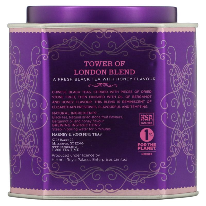 Harney & Sons Tower of London Blend, A Fresh Black Tea Blend, 30 Sachets, 2.65 oz (75 g), 2 of 4