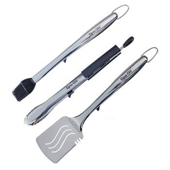 Barbecue Tool Sets With Durable Spatula Fork Tongs Basting - Temu