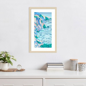 Amanti Art 15"x25" Ideal Vacation II by Melissa Wang Wood Framed Wall Art Print - 1 of 4
