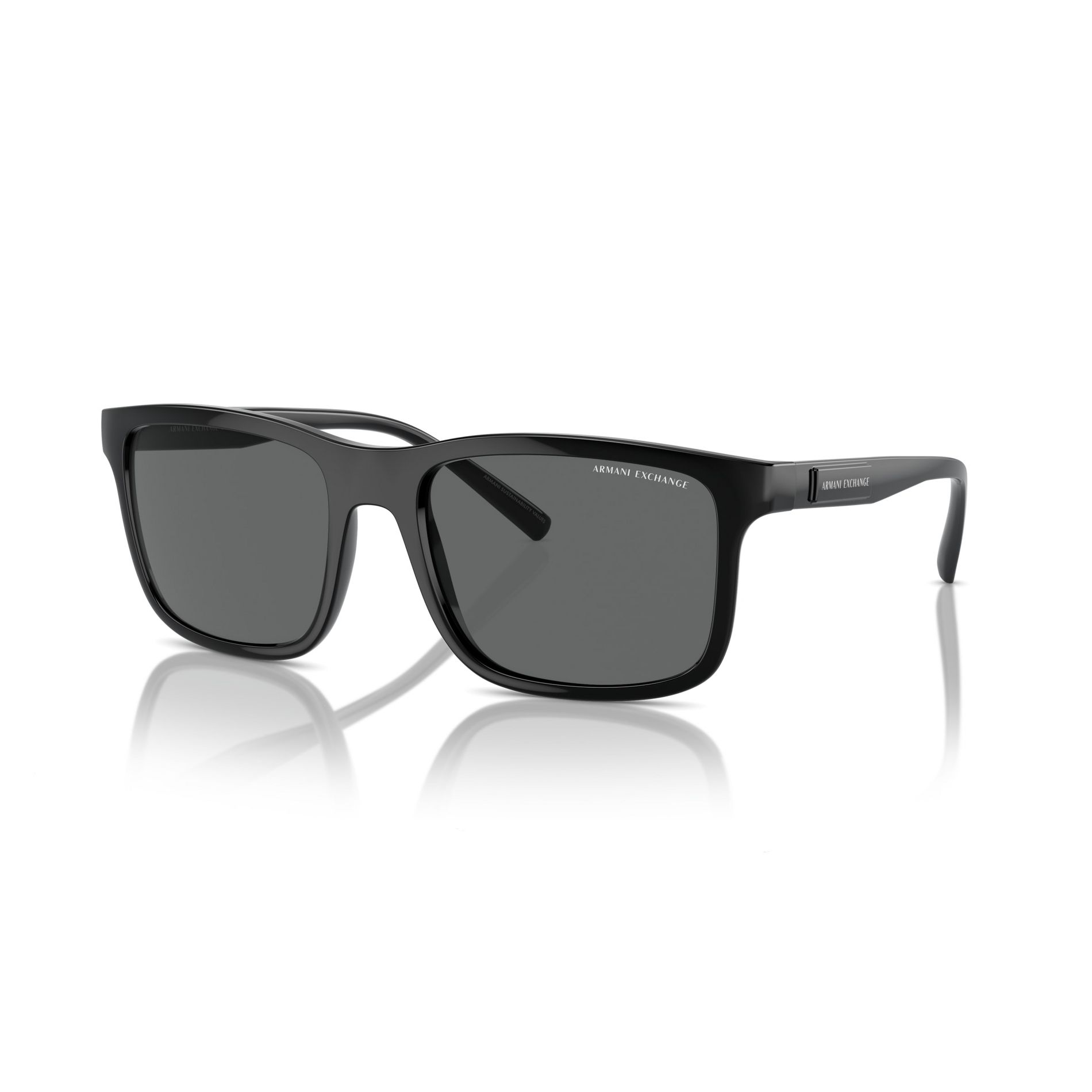 Armani Exchange AX4145S XXL Man Injected Sun Dark Grey