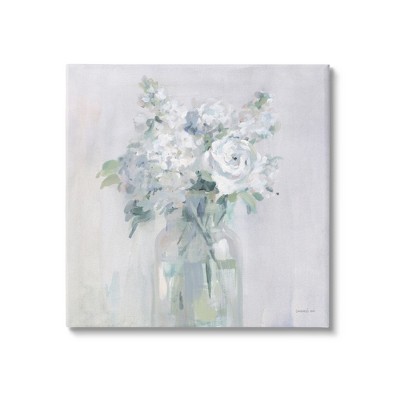 Stupell Industries White Abstract Bouquet Canvas Wall Art