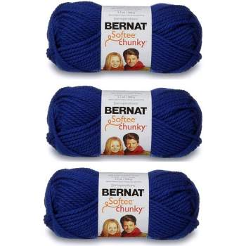 Bernat Softee Chunky Ombre Yarn, 2.5 oz, Gauge 5 Bulky Chunky, 100%  Acrylic, Shadow