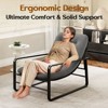 Kumasinova High-Density Sponge Accent Chair,Modern Lounge Armchair with Metal Frame,Reading Chair for Living Room,Bedroom - 3 of 4