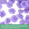 Unique Bargains Silk Rose Artificial Flower Heads Bouquet Decor - 2 of 4