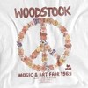 Men's Woodstock Floral Peace T-Shirt - 2 of 4