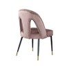 Meridian Furniture,Akoya Velvet Dining Chair, Set of 2 - 3 of 4