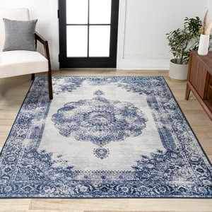 JONATHAN Y Rosalia Cottage Medallion Area Rug - 1 of 4