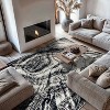 World Rug Gallery Distressed Abstract Indoor Area Rug - 2 of 4