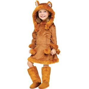 Fun World Toddler Girls' Sweet Fox Dress Costume - 1 of 3