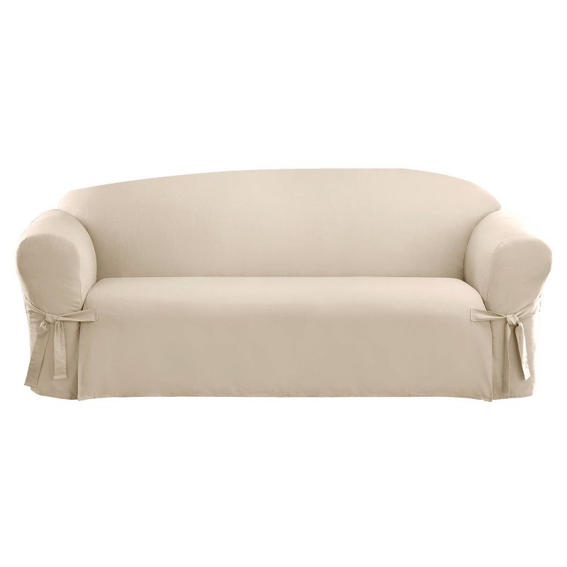 Duck Sofa Slipcover Natural - Sure Fit, 3 of 5