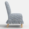 Rounded Back Slipcovered Dining Chair with Ruffle - Threshold™ - 3 of 4