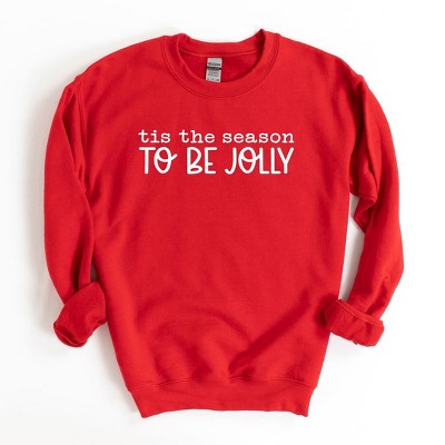 Simply Sage Market Women's Graphic Sweatshirt Tis The Season To Be Jolly