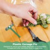 Unique Bargains Durable Plastic Triangle Boutonnieres Corsage Pins - 4 of 4