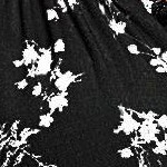black floral