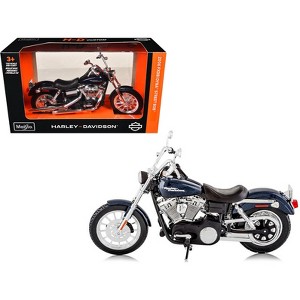 2006 Harley Davidson FXDBI Dyna Street Bob Bike Motorcycle Model 1/12 by Maisto - 1 of 4