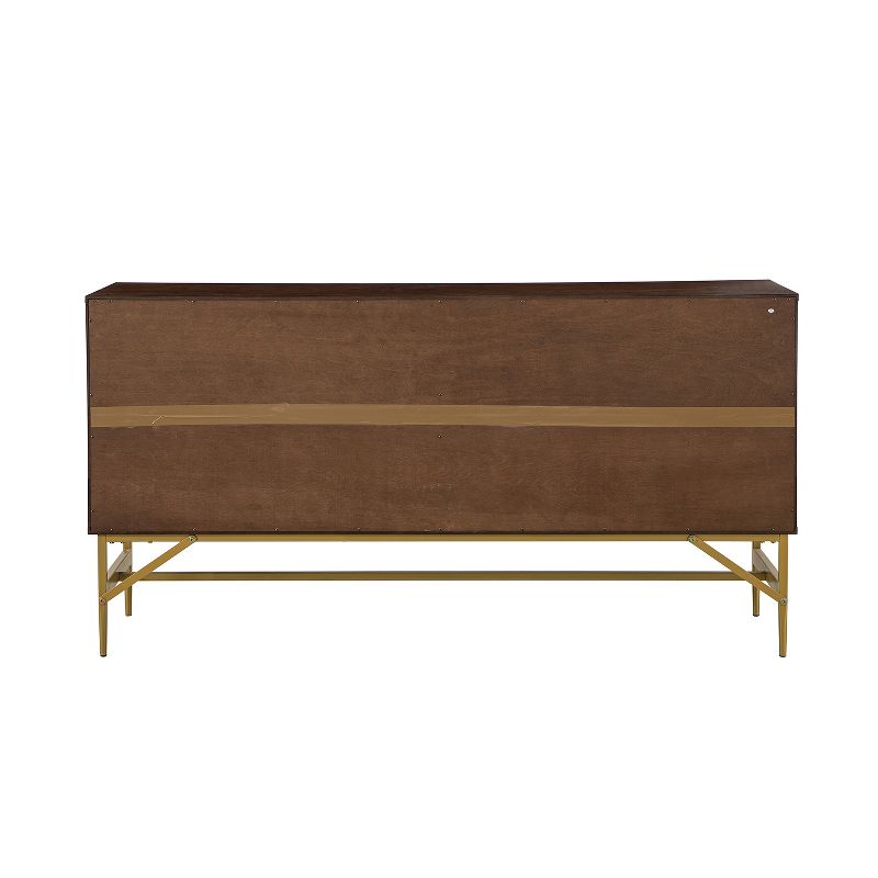 Rudy 65'' Wide Modern Buffet Cabinet Sideboard with Metal Legs| KARAT HOME, 4 of 11