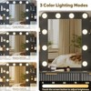 Buenhomino Makeup Vanity Desk with Mirror & Lights, Modern Vanity Table with Charging Station & Cushioned Stool, Bedroom Dressing Table Set - 4 of 4