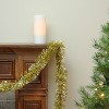 Northlight 50' x 2.5" Unlit Gold 8-Ply Foil Tinsel Christmas Garland - 3 of 3