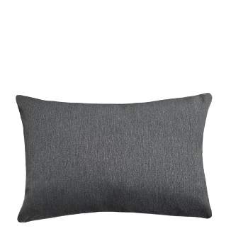Luxe Essential Dark Grey Outdoor Pillow