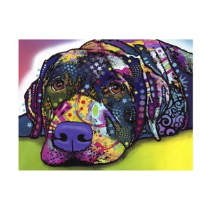 Dean Russo 'Savvy Labrador' Canvas Art - 1 of 4